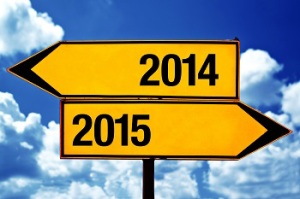 2014 or 2015, opposite signs